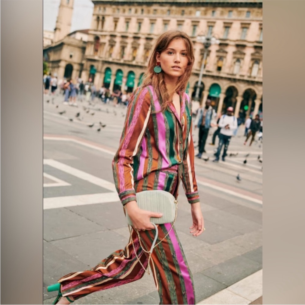 NWT Sézane Maasai Trousers and Top